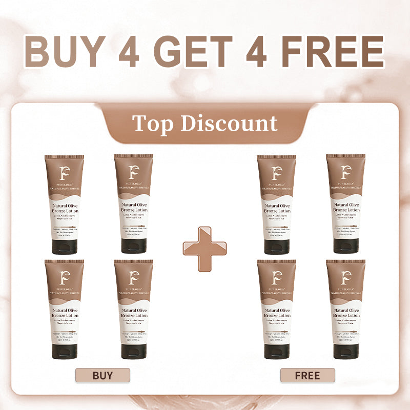 š¬š§PureloraĀ® Natural Olive Bronze Self Tanner Body Lotion ā Gradual Sunless Glow, Even Application, No Orange Tint, Deep Hydration, Vegan & Cruelty-Free