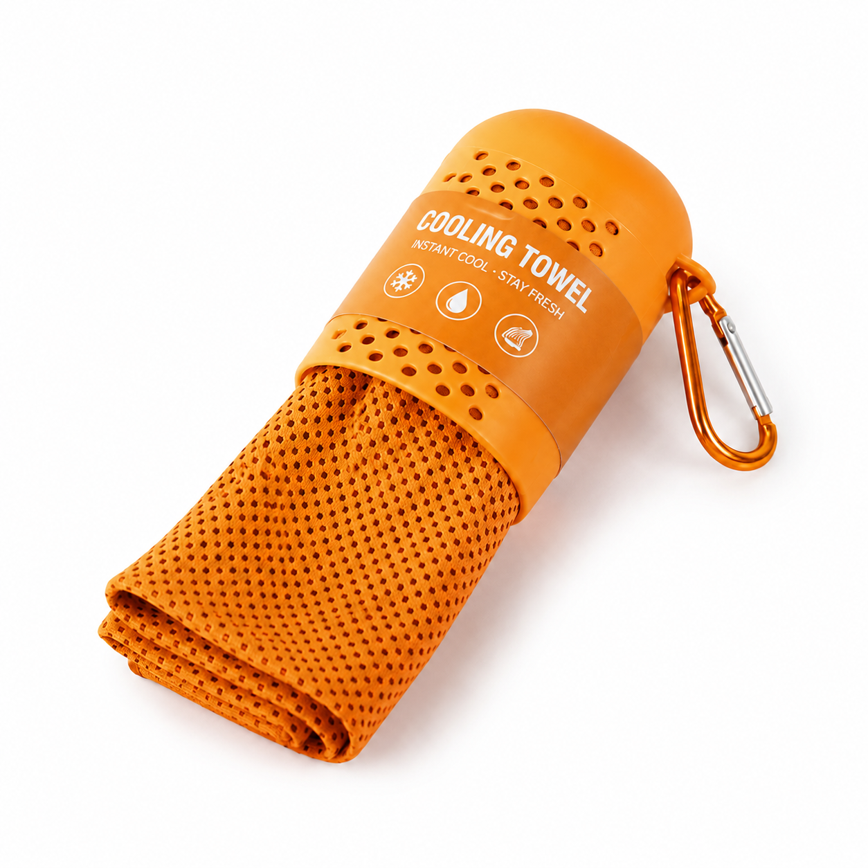 Advanced-Tech Cooling Towel – Instant Cooling Quick-Dry Towel for Outdoor Work, Gym & Summer Commuting, Washable and Reusable