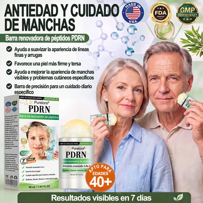 Purelora® 👨‍⚕️👨‍⚕️ Barra de PDRN antienvejecimiento y tratamiento localizado (ayuda a suavizar arrugas, favorece una piel de aspecto más firme y mejora la apariencia de manchas visibles)