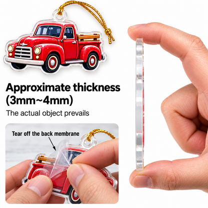 24 Days of Retro Rides Advent Calendar – 24 Unique Acrylic Car Ornaments