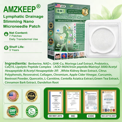 🇺🇸𝑶𝒇𝒇𝒊𝒄𝒊𝒂𝒍 𝑺𝒕𝒐𝒓𝒆 | 𝐀𝐌𝐙𝐊𝐄𝐄𝐏® 𝑴𝒆𝒕𝒂𝒃𝒐𝒍𝒊𝒄 𝑵𝒂𝒏𝒐 𝑴𝒊𝒄𝒓𝒐𝒏𝒆𝒆𝒅𝒍𝒆 𝑷𝒂𝒕𝒄𝒉 (𝐉𝐮𝐬𝐭 𝐨𝐧𝐜𝐞 𝐚 𝐝𝐚𝐲, 𝐯𝐢𝐬𝐢𝐛𝐥𝐞 𝐜𝐡𝐚𝐧𝐠𝐞𝐬 𝐢𝐧 𝟕 𝐝𝐚𝐲𝐬）𝘽𝙚𝙧𝙗𝙚𝙧𝙞𝙣𝙚 + 𝙈𝙤𝙧𝙞𝙣𝙜𝙖 𝙁𝙤𝙧𝙢𝙪𝙡𝙖 ✅ 𝐅𝐨𝐫 𝐨𝐛𝐞𝐬𝐢𝐭𝐲, 𝗟𝗼𝗼𝘀𝗲 𝘀𝗸𝗶𝗻,𝐝𝐢𝐚𝐛𝐞𝐭𝐞𝐬, 𝐬𝐥𝐞𝐞𝐩 𝐚𝐩𝐧𝐞𝐚, 𝐣𝐨𝐢𝐧𝐭 𝐢𝐬𝐬𝐮𝐞𝐬 𝐚𝐧𝐝 𝐦𝐨𝐫𝐞