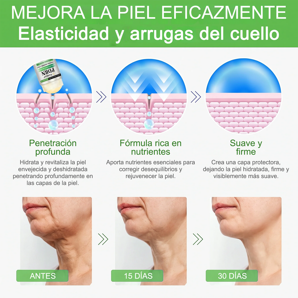 Purelora® 👨‍⚕️👨‍⚕️ Barra de PDRN antienvejecimiento y tratamiento localizado (ayuda a suavizar arrugas, favorece una piel de aspecto más firme y mejora la apariencia de manchas visibles)