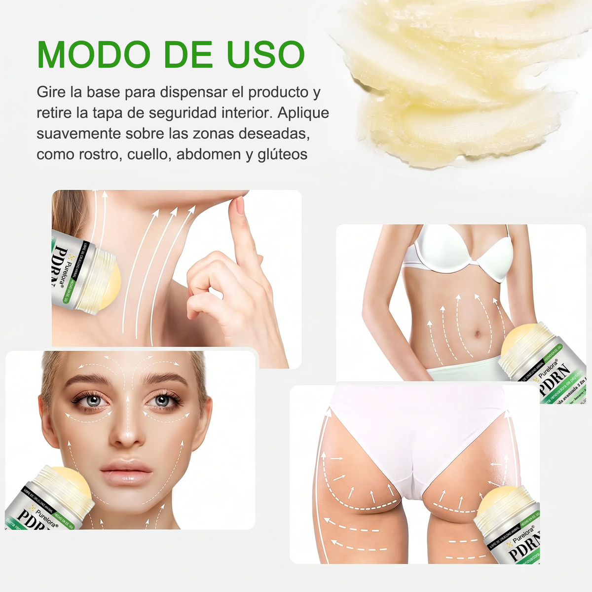 Purelora® 👨‍⚕️👨‍⚕️ Barra de PDRN antienvejecimiento y tratamiento localizado (ayuda a suavizar arrugas, favorece una piel de aspecto más firme y mejora la apariencia de manchas visibles)