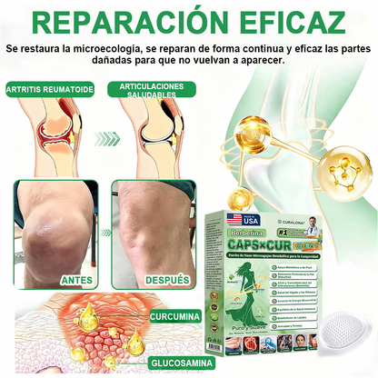 🔥 Parches de Microneedles 10 en 1 Mejorados de Curalona® — Sinergia de Berberina y NAD+ para favorecer la salud metabólica, promover la renovación cutánea y aliviar las molestias articulares — Resultados visibles en 7 días