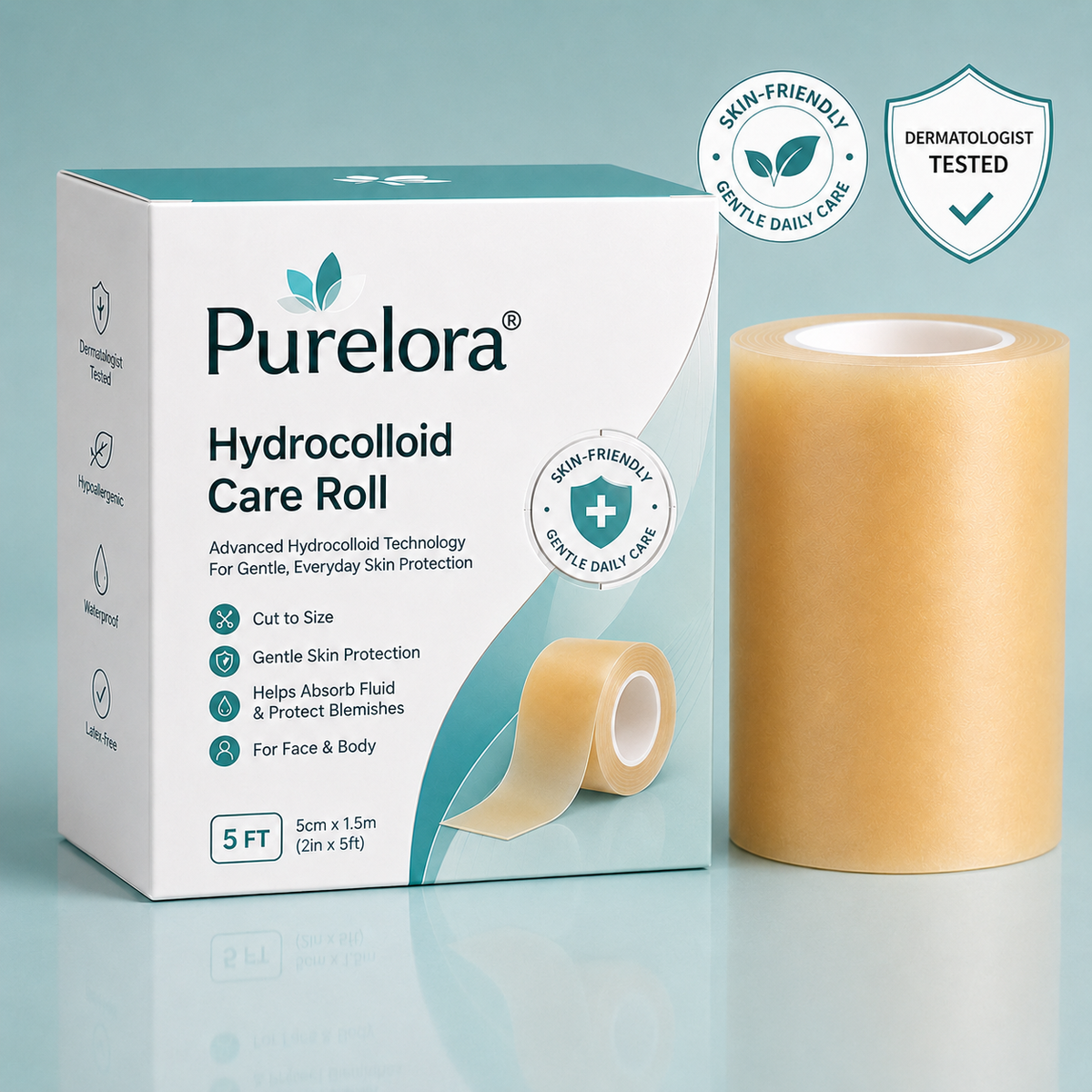 𝐎𝐟𝐟𝐢𝐜𝐢𝐚𝐥 𝐁𝐫𝐚𝐧𝐝 𝐒𝐭𝐨𝐫𝐞 |✅💎Purelora® 6-in-1 Hydrocolloid Care Roll – Acne Care, Oil Control, Post-Blemish Marks, Scar Care, Visible Spot Protection & Pore Care