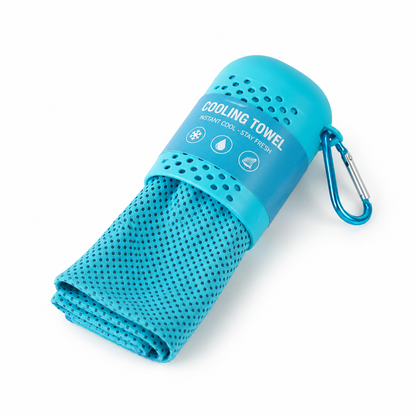 Advanced-Tech Cooling Towel – Instant Cooling Quick-Dry Towel for Outdoor Work, Gym & Summer Commuting, Washable and Reusable
