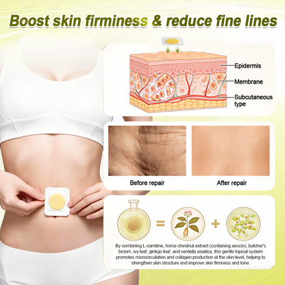 Curalona® 10-in-1 Metabolic Slimming Patch Bee Venom · Berberine · Astaxanthin Detox Formula   （Visible Body Contour • Water Retention Relief • Cellulite Smoothing • Metabolic Activation ） 7-Day Lymphatic Detox & Fat-Burn Program