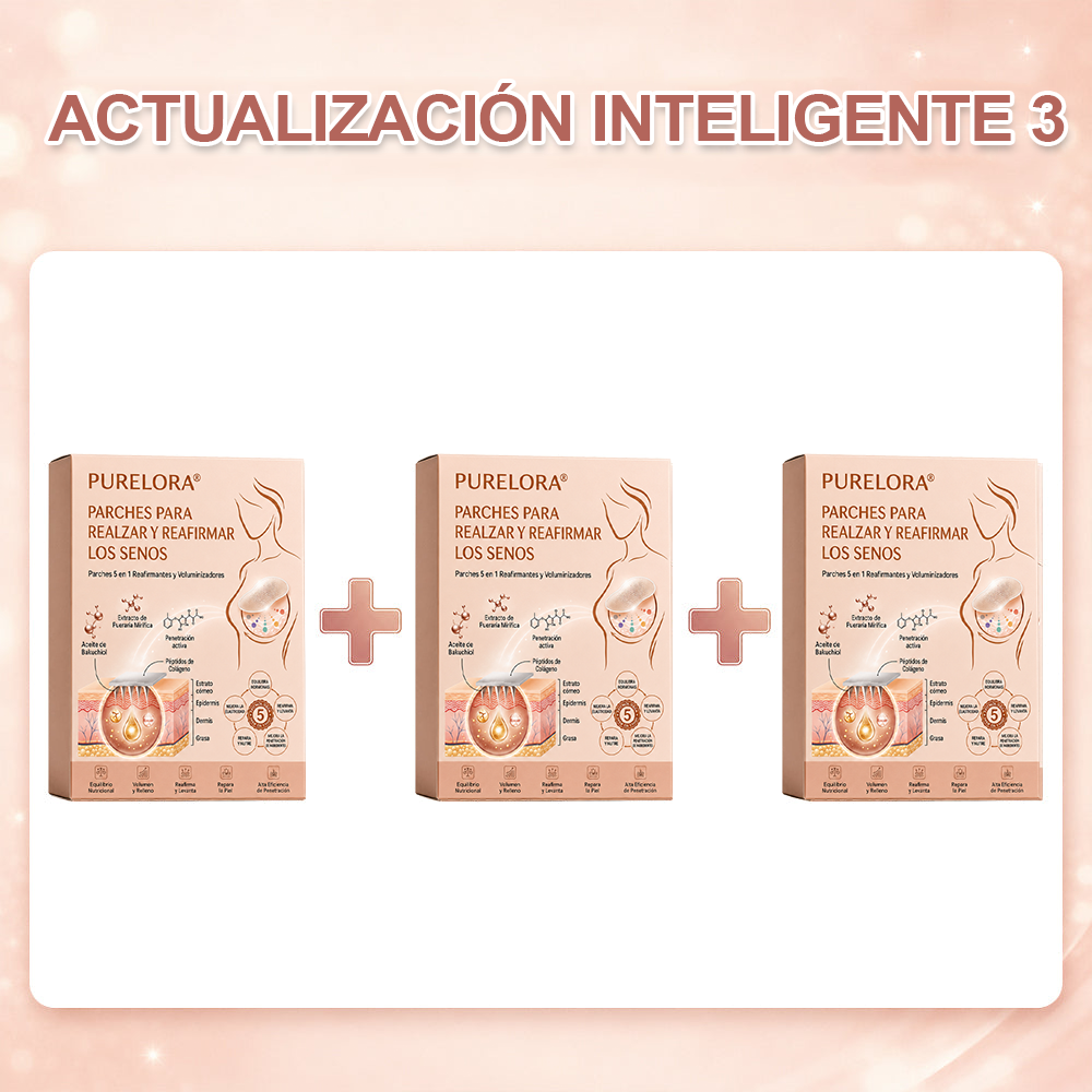 【Tienda Oficial】Purelora® Parche 5 en 1 para el Levantamiento y Reafirmación del Busto con Aceite de Bakuchiol