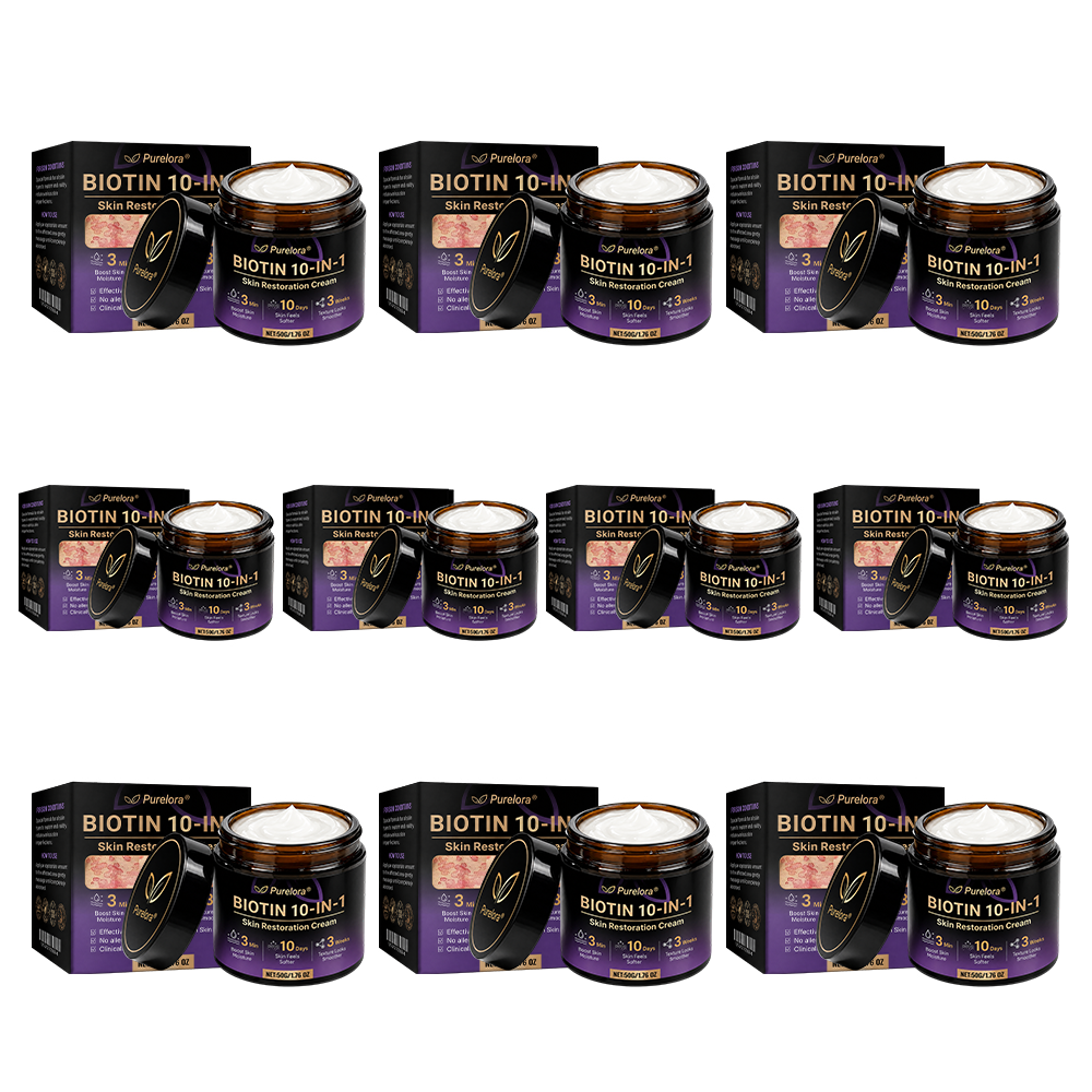 Fabricada y enviada desde EE. UU. 🍁 Crema reparadora de la piel Purelora® con biotina (fórmula 10 en 1) — Último día de oferta: 75 % de descuento.（副本）