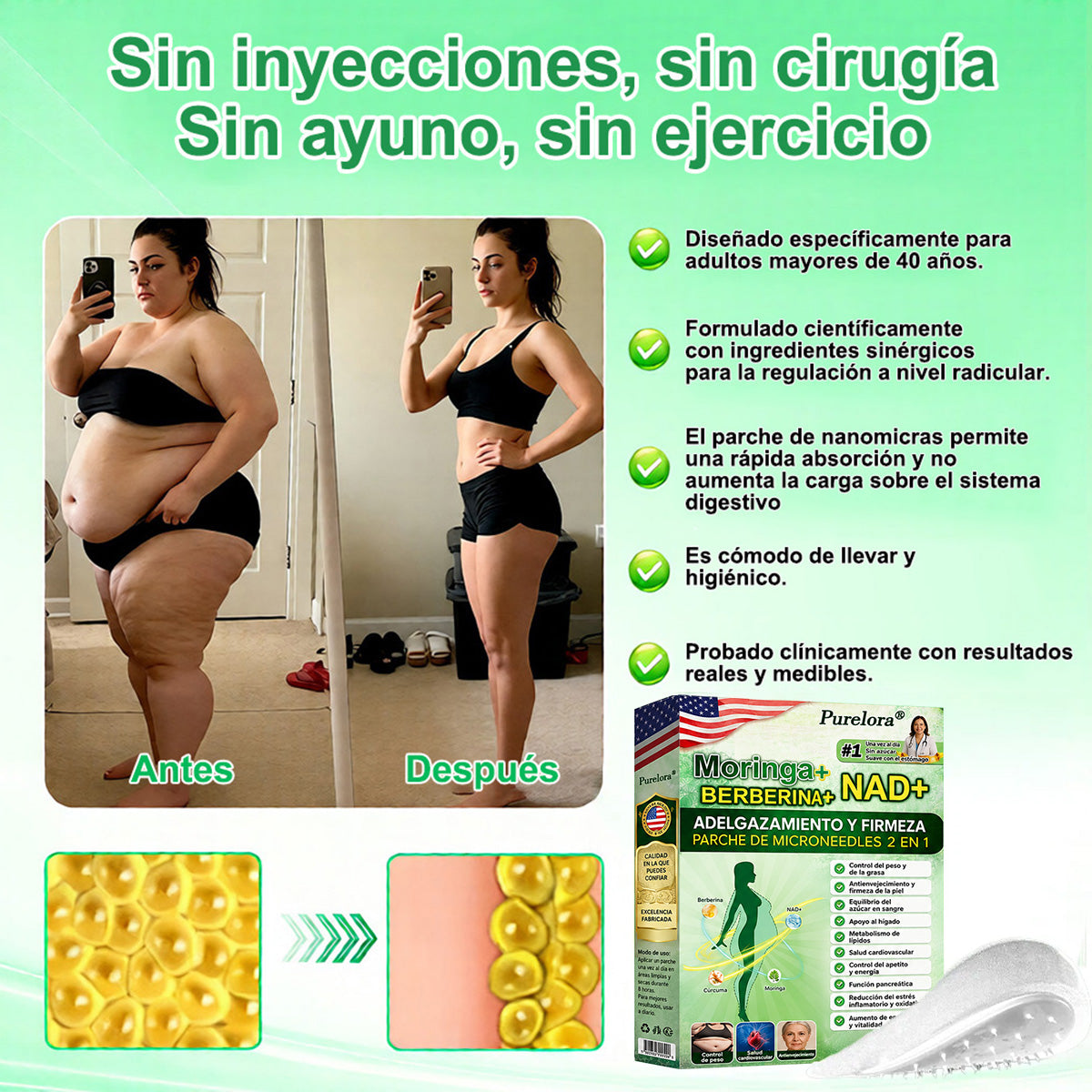 Tienda oficial de EE. UU. 🇺🇸 | Purelora® Advanced Nano System: Cuidado de una aplicación diaria