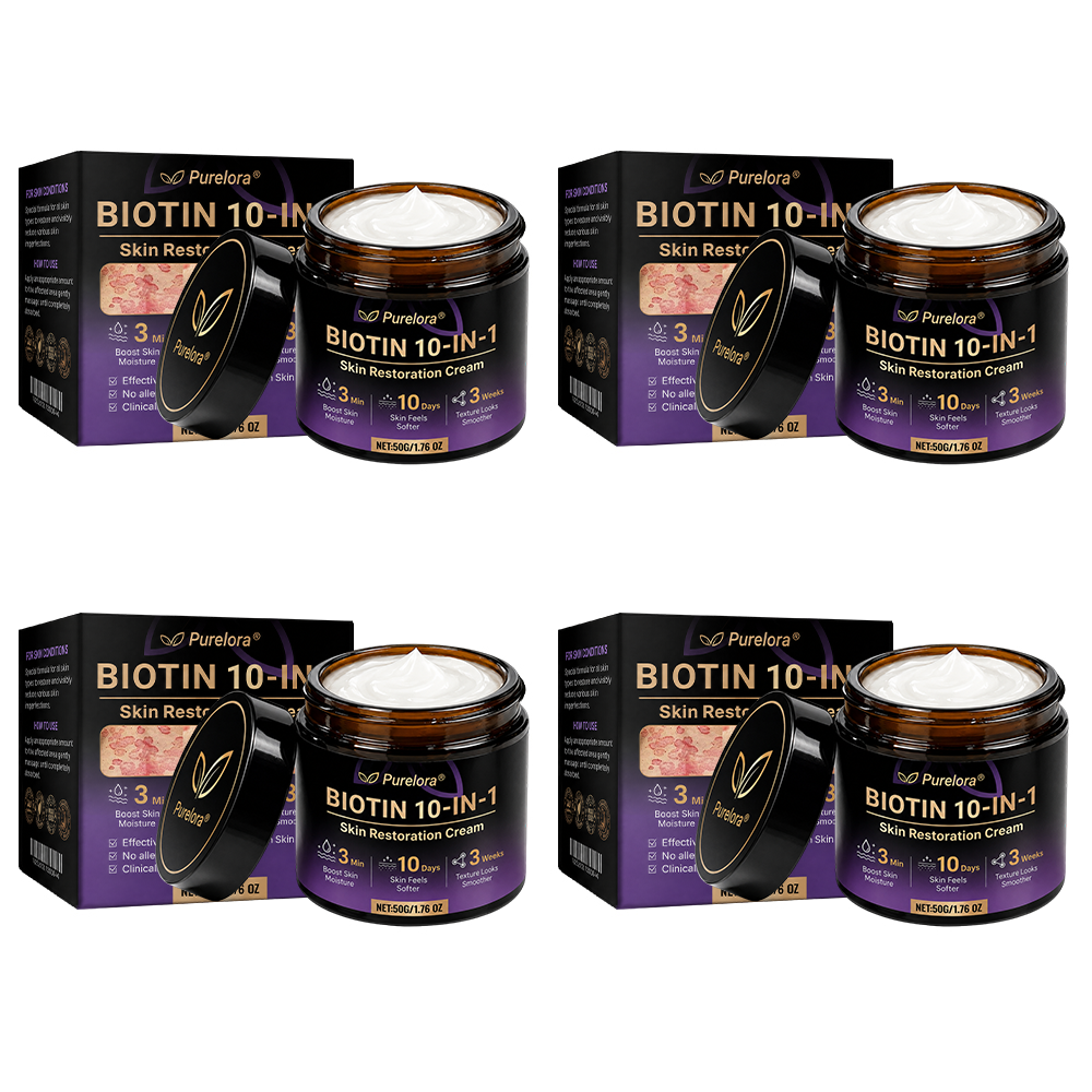 Fabricada y enviada desde EE. UU. 🍁 Crema reparadora de la piel Purelora® con biotina (fórmula 10 en 1) — Último día de oferta: 75 % de descuento.（副本）