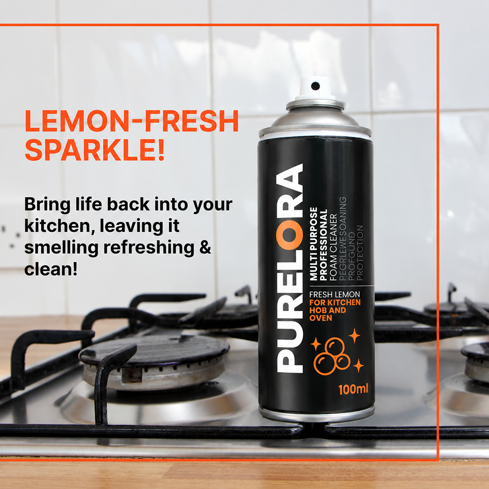 Purelora® - Kitchen Hob & Oven Cleaner | Fresh Lemon