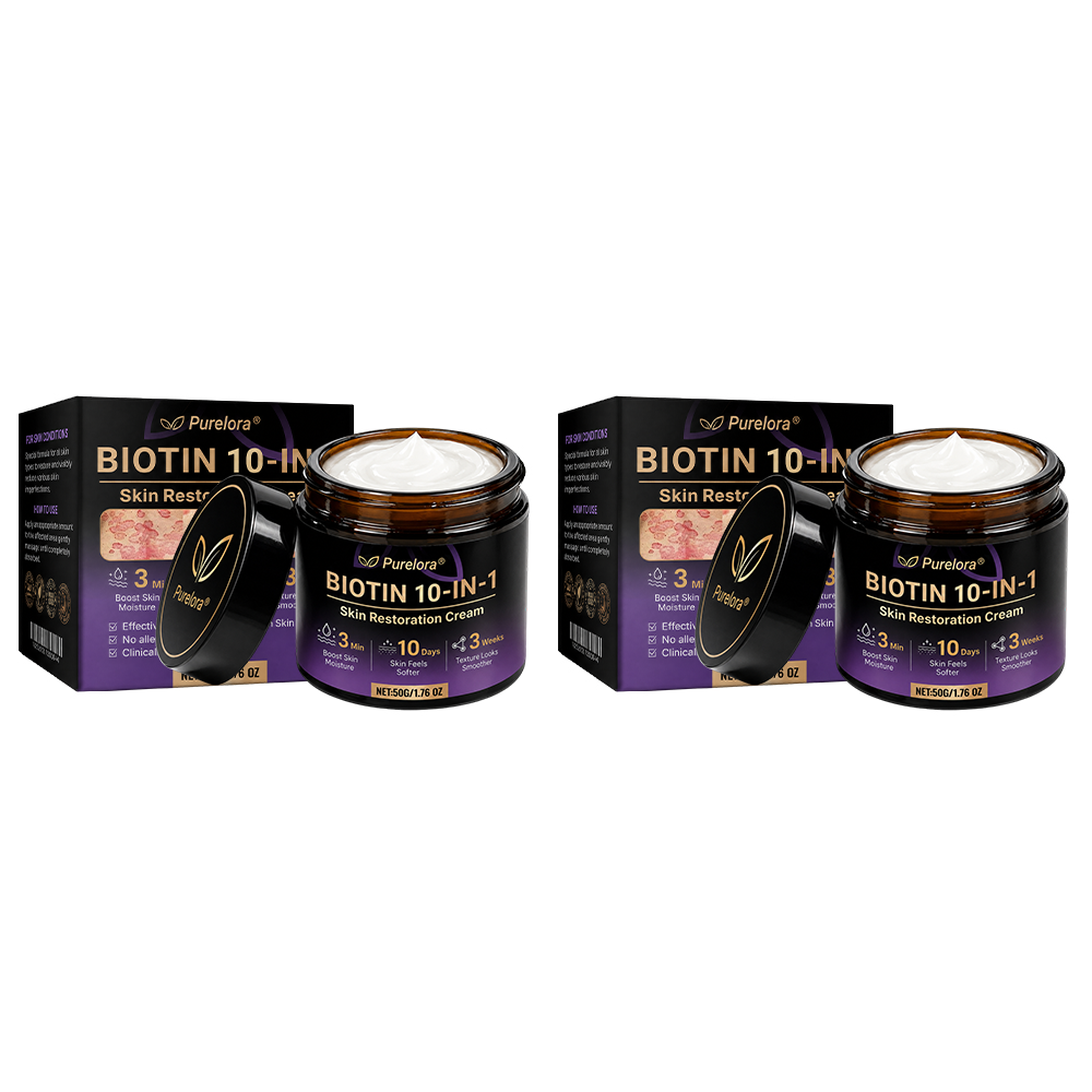 Fabricada y enviada desde EE. UU. 🍁 Crema reparadora de la piel Purelora® con biotina (fórmula 10 en 1) — Último día de oferta: 75 % de descuento.（副本）
