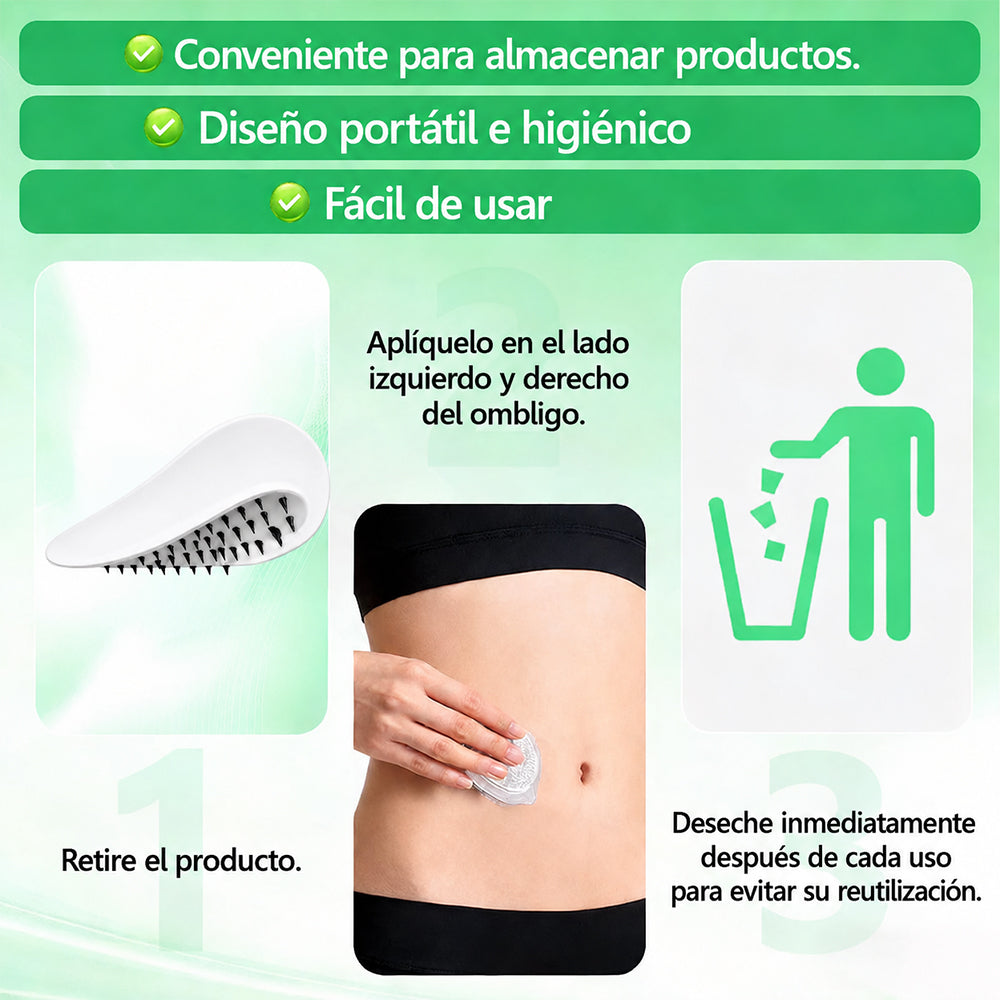 Parche Adelgazante con Nanagujas de Fósforo Negro Curalona® — Fórmula 12 en 1: Berberina + NMN + Vinagre de Sidra de Manzana | Potencia la quema de grasa y estabiliza el azúcar en sangre | Sea testigo de la transformación en solo 7 días