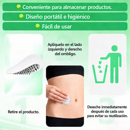 Parche Adelgazante con Nanagujas de Fósforo Negro Curalona® — Fórmula 12 en 1: Berberina + NMN + Vinagre de Sidra de Manzana | Potencia la quema de grasa y estabiliza el azúcar en sangre | Sea testigo de la transformación en solo 7 días