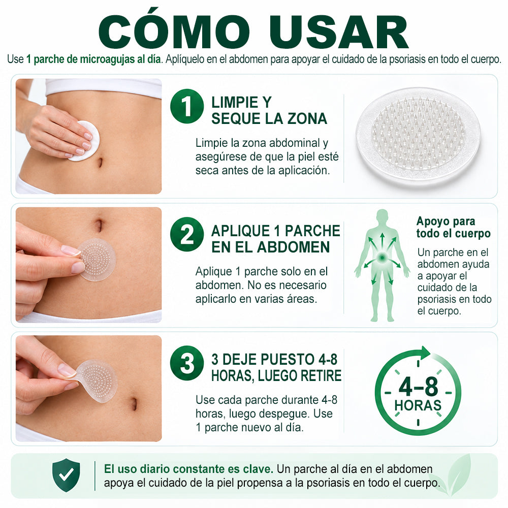 𝐏𝐔𝐑𝐄𝐋𝐎𝐑𝐀® 👩‍⚕️👩‍⚕️ Parche de nanomicroagujas 10 en 1 con péptido antagonista de IL-23R e indirubina (ayuda a reducir el enrojecimiento visible y la descamación, calma la sequedad y la picazón, y favorece el refuerzo y la reparación de la barrera cutánea)