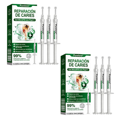 👨‍⚕️🦷✨𝐏𝐔𝐑𝐄𝐋𝐎𝐑𝐀® Gel MicroFill Pept11 Inverso de Cavidad