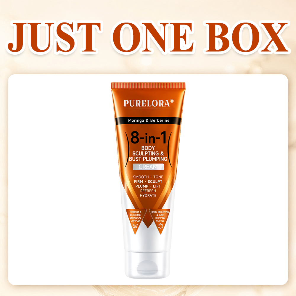 𝐎𝐟𝐟𝐢𝐜𝐢𝐚𝐥 𝐁𝐫𝐚𝐧𝐝 𝐒𝐭𝐨𝐫𝐞 |PURELORA® Moringa & Berberine 8-in-1 Body Sculpting & Bust Plumping Cream Smooth · Firm · Tone · Sculpt · Refresh · Hydrate · Plump · Lift