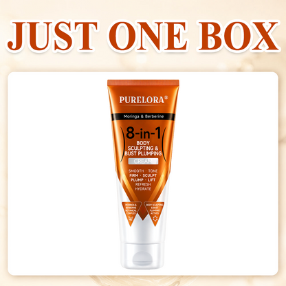 𝐎𝐟𝐟𝐢𝐜𝐢𝐚𝐥 𝐁𝐫𝐚𝐧𝐝 𝐒𝐭𝐨𝐫𝐞 |PURELORA® Moringa & Berberine 8-in-1 Body Sculpting & Bust Plumping Cream Smooth · Firm · Tone · Sculpt · Refresh · Hydrate · Plump · Lift