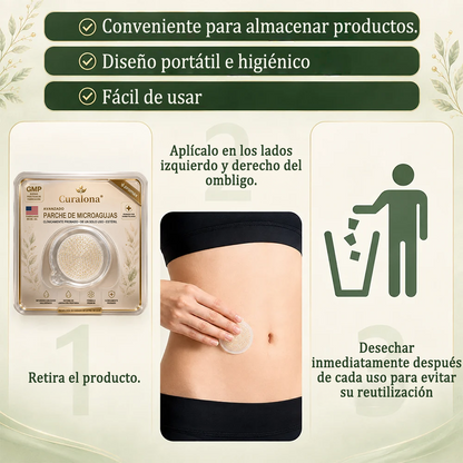 Curalona®🔥Parche de microragujas ProMax Nano 2026 – Parche reafirmante corporal y de apoyo al metabolismo con Moringa, Berberina y NAD+