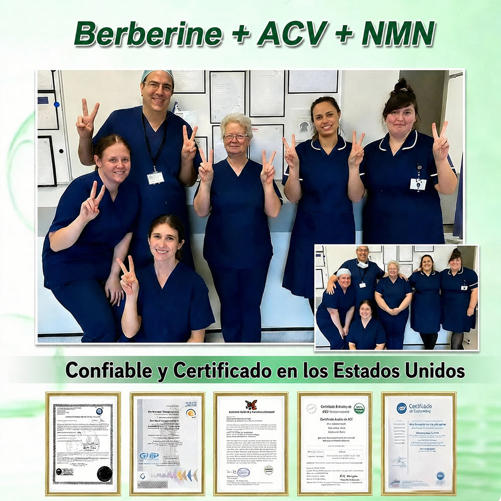 Parche Adelgazante con Nanagujas de Fósforo Negro Curalona® — Fórmula 12 en 1: Berberina + NMN + Vinagre de Sidra de Manzana | Potencia la quema de grasa y estabiliza el azúcar en sangre | Sea testigo de la transformación en solo 7 días