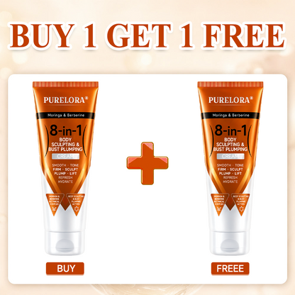 𝐎𝐟𝐟𝐢𝐜𝐢𝐚𝐥 𝐁𝐫𝐚𝐧𝐝 𝐒𝐭𝐨𝐫𝐞 |PURELORA® Moringa & Berberine 8-in-1 Body Sculpting & Bust Plumping Cream Smooth · Firm · Tone · Sculpt · Refresh · Hydrate · Plump · Lift