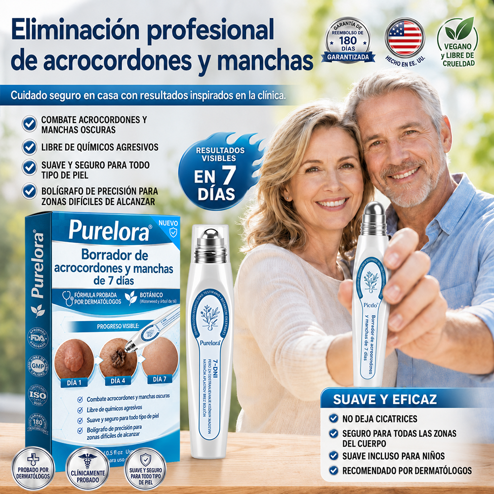 Tienda oficial de la marca | ✅💎 Purelora® Lápiz avanzado de 7 días para la eliminación segura de imperfecciones y cicatrices (aplicador roll-on: sin dolor ni cicatrices)