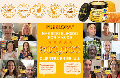 Crema Purelora® con toxina botulínica y veneno de abeja para el alivio del dolor y la regeneración ósea