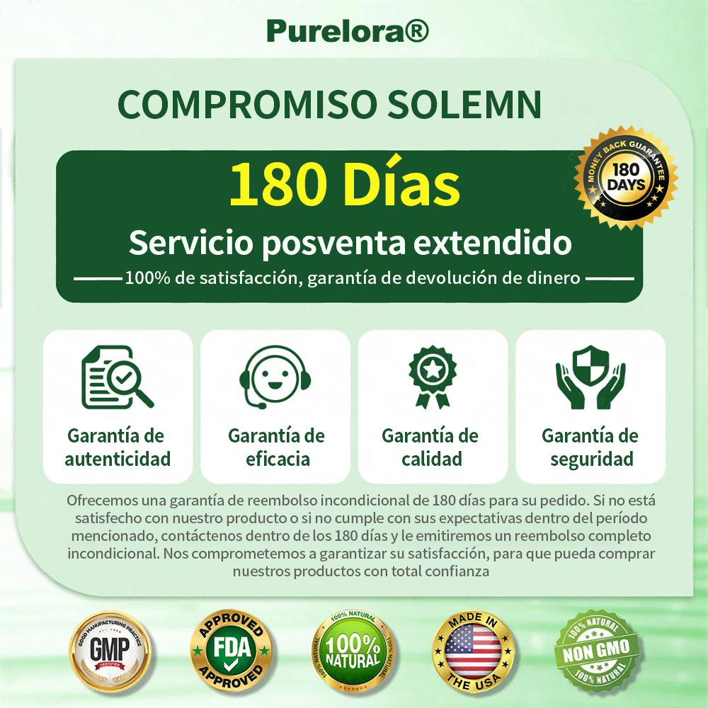 Registrado por la FDA y certificado con GMP❤️ | Parche metabólico de nanofusión Purelora® M-BN 10 en 1 | Avalado por la ciencia | Fórmula 10 en 1 | Resultados en 7 días