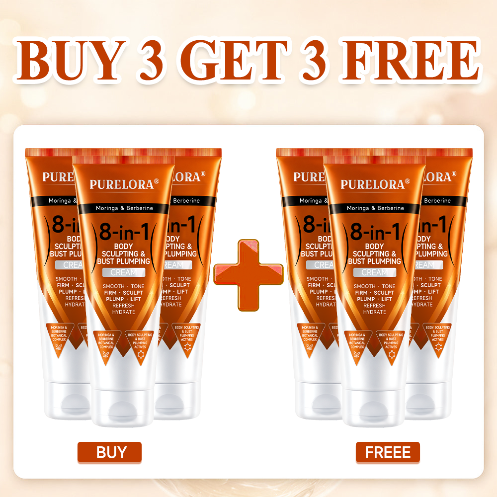 𝐎𝐟𝐟𝐢𝐜𝐢𝐚𝐥 𝐁𝐫𝐚𝐧𝐝 𝐒𝐭𝐨𝐫𝐞 |PURELORA® Moringa & Berberine 8-in-1 Body Sculpting & Bust Plumping Cream Smooth · Firm · Tone · Sculpt · Refresh · Hydrate · Plump · Lift