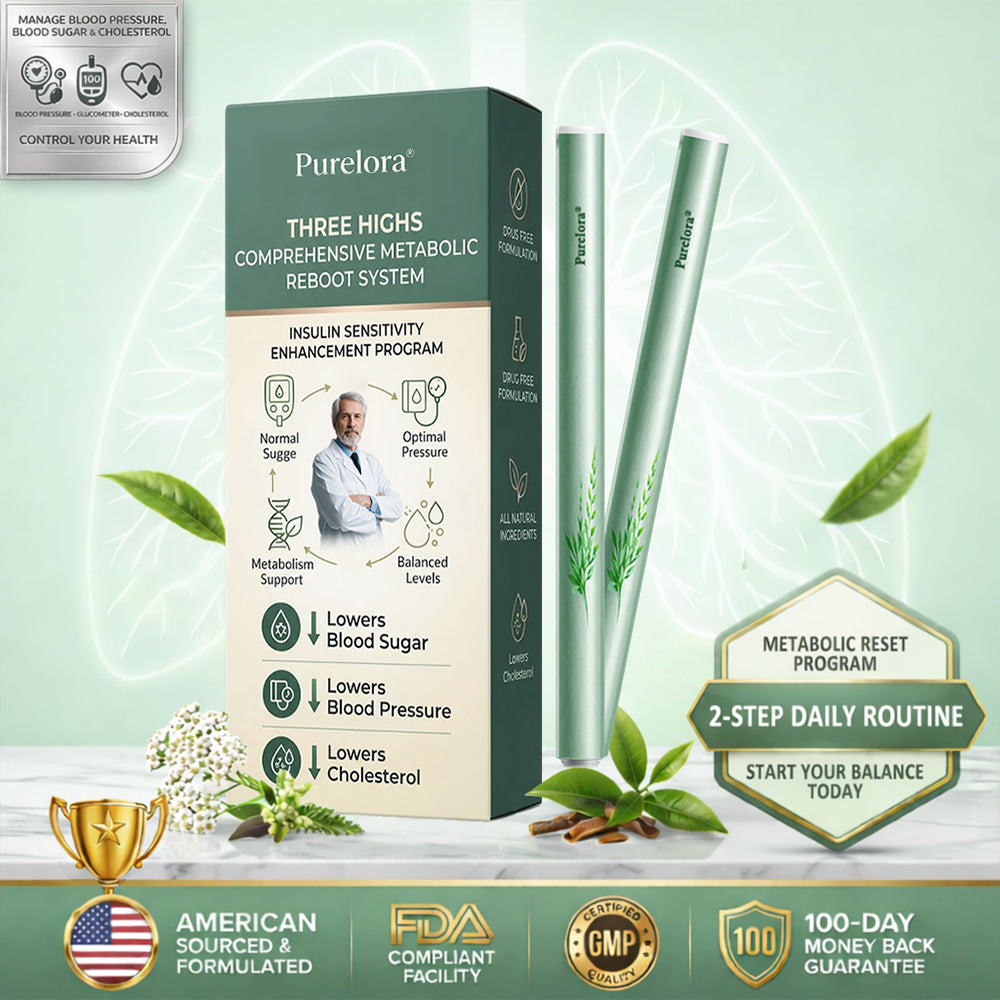 🇺🇸 Purelora® Metabolic Regulation Inhaler — Targeting (🩸Blood Sugar Fluctuations, ❤️Unstable Blood Pressure, 🫀Abnormal Lipid Levels, 😴Post-Meal Fatigue, 💓Heart Palpitations & Dizziness, ⚡Sluggish Metabolism, 🔥Inflammatory Burde