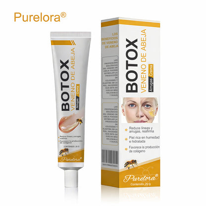 🔥 Último día de la oferta: 70% de descuento – Crema antiarrugas con veneno de abeja y efecto bótox Purelora®