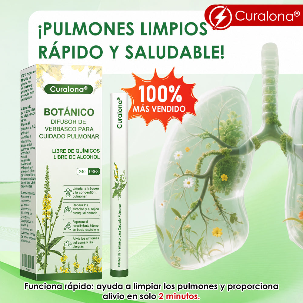Curalona® Difusor de gordolobo Botanical LungCare