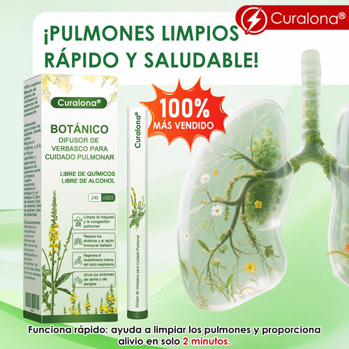 Curalona® Difusor de gordolobo Botanical LungCare