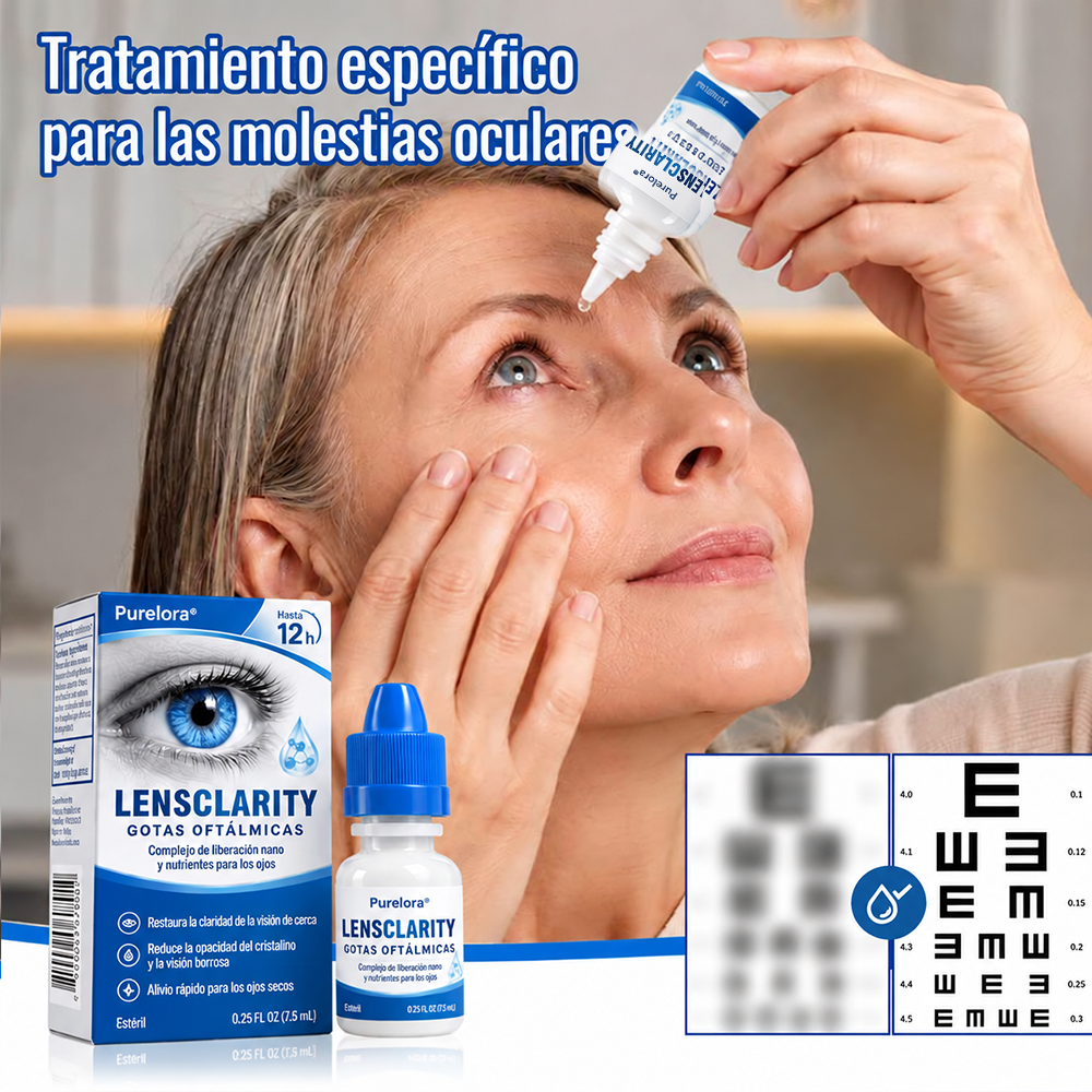👨‍⚕️ 𝐏𝐔𝐑𝐄𝐋𝐎𝐑𝐀® Gotas oculares para la claridad visual ✅ Para ojos secos, visión borrosa y presbicia 💦