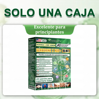 Tienda Oficial de EE. UU. 🇺🇸  | 🧑‍⚕️🩺 Curalona® Moringa · Berberina × NAD+ Parche nanomicron avanzado 10 en 1: resultados visibles en 2 días
