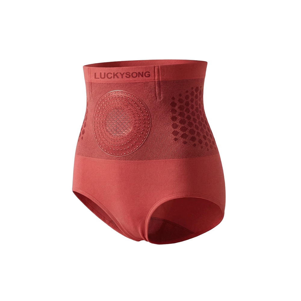 🔥 Tienda oficial de la marca | ✅LUCKYSONG® Ropa interior moldeadora 6 en 1 para mujer (Moringa y Berberina) — Bragas de compresión térmica con efecto moldeador e infusión de Bakuchiol, control de cintura y abdomen.