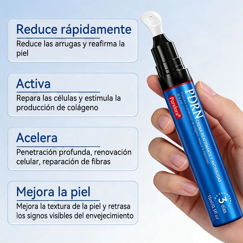 💎👨‍⚕️🌿𝐏𝐔𝐑𝐄𝐋𝐎𝐑𝐀® PDRN Anti-Wrinkle Shot – Crema reafirmante y con efecto lifting