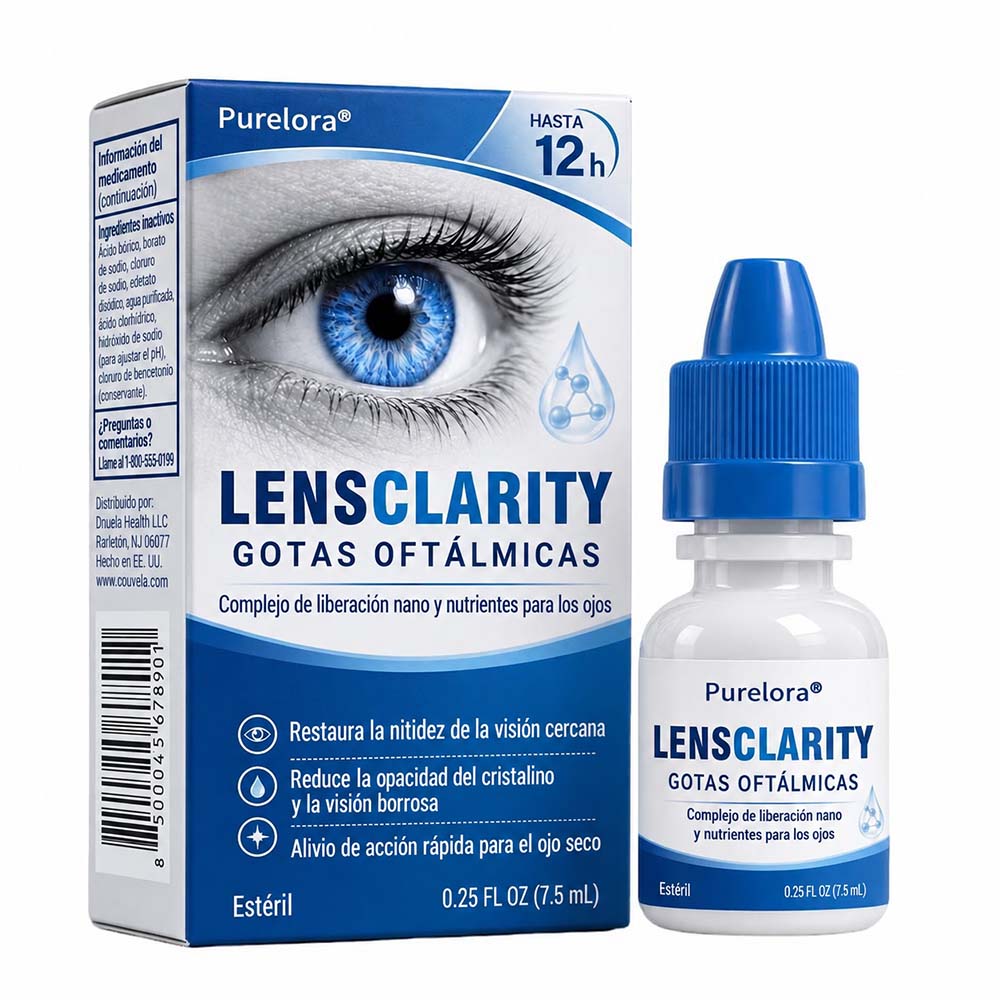 👨‍⚕️ 𝐏𝐔𝐑𝐄𝐋𝐎𝐑𝐀® Gotas oculares para la claridad visual ✅ Para ojos secos, visión borrosa y presbicia 💦