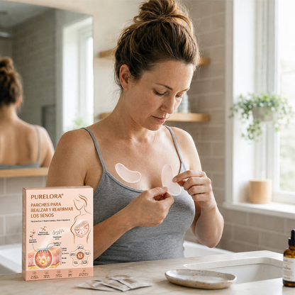 【Tienda Oficial】Purelora® Parche 5 en 1 para el Levantamiento y Reafirmación del Busto con Aceite de Bakuchiol