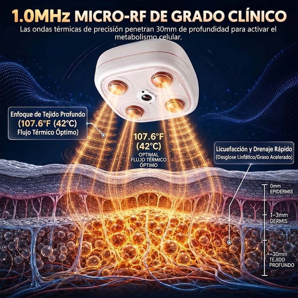 Mresio® ✨Dispositivo de radiofrecuencia  para el contorno corporal y drenaje linfático🪴