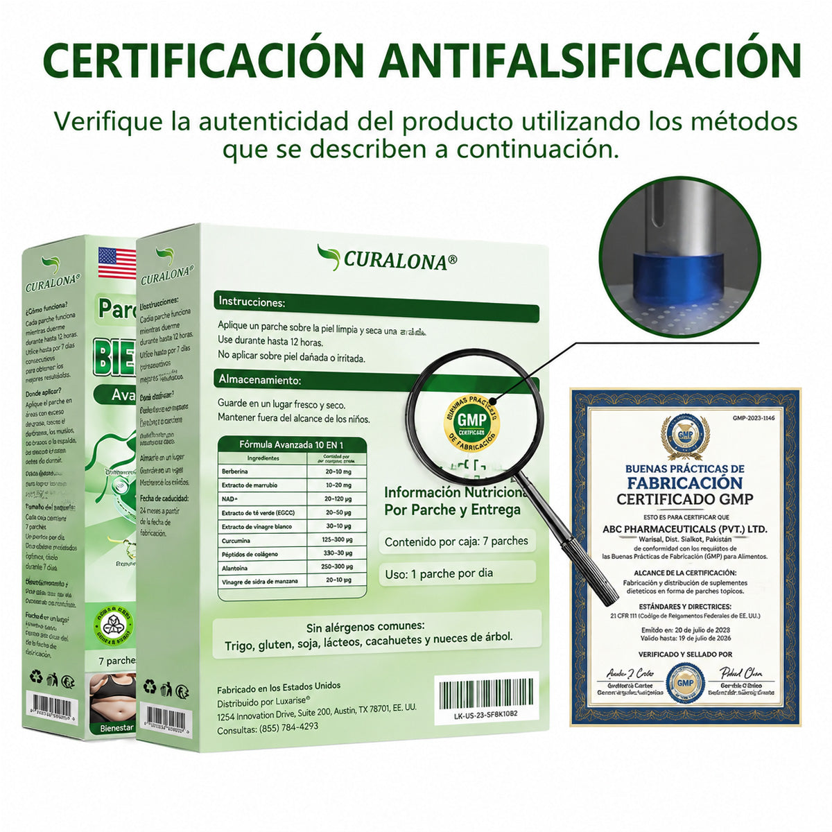 Tienda oficial | 🌿curalona® Moringa · Berberina × NAD+ | Parche avanzado de nanomicroagujas 10 en 1 🇦🇺 (Solo una vez al día; cambios visibles en 7 días) ✅ Para obesidad, flacidez de la piel, diabetes, apnea del sueño, problemas articulares y más.