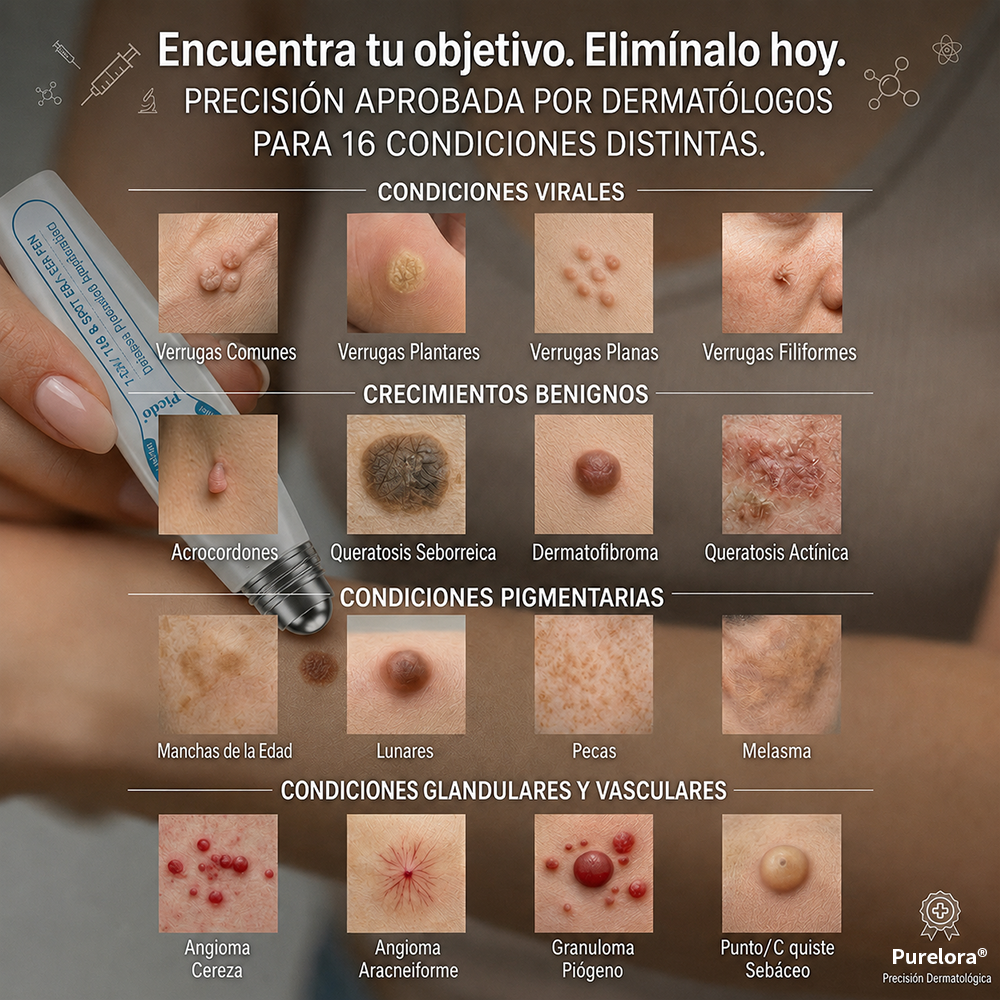 Tienda oficial de la marca | ✅💎 Purelora® Lápiz avanzado de 7 días para la eliminación segura de imperfecciones y cicatrices (aplicador roll-on: sin dolor ni cicatrices)