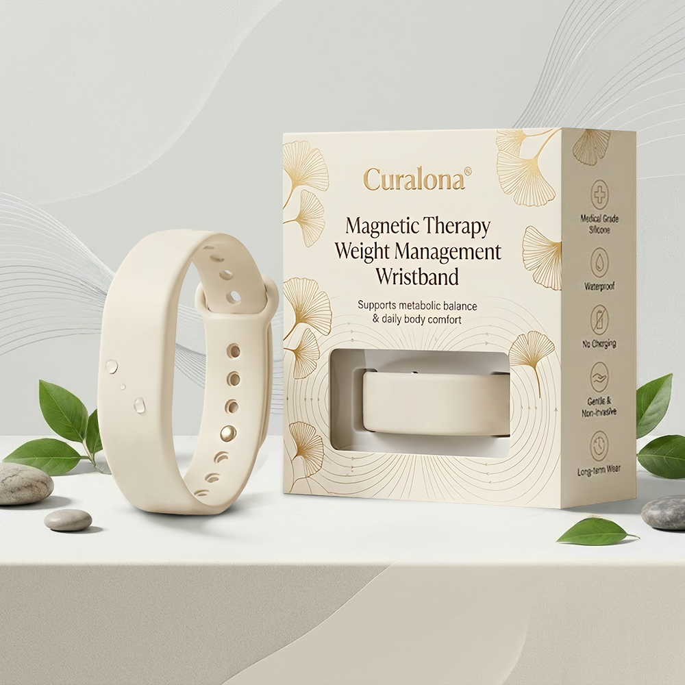 Curalona® Magnetic Slimming Wristband – Weight Management & Circulation Support Available in Customizable Colors