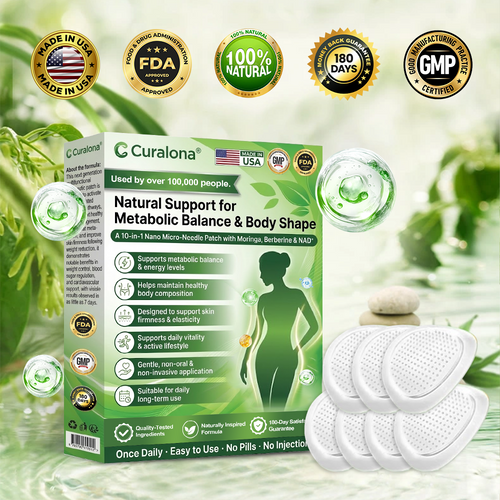 Official Bestselling Product | Curalona® Moringa · Berberine x NAD⁺ 10-in-1 Nano Micro-Needle Patch (Once Daily Use, Noticeable Results in 7 Days)