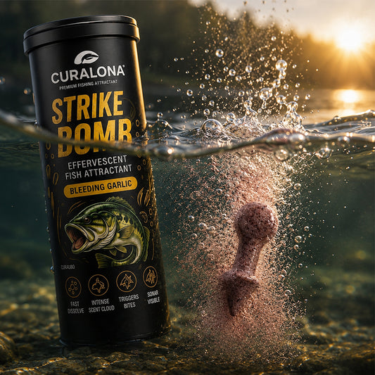 🔥 𝐎𝐟𝐟𝐢𝐜𝐢𝐚𝐥 𝐁𝐫𝐚𝐧𝐝 𝐒𝐭𝐨𝐫𝐞 |✅Curalona® Strike Bombs — New Freshwater & Saltwater Fizzing Bait Booster with Scent & Color-Cloud Action