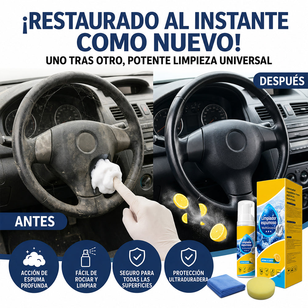 🫧Último día – 80% de descuento💦 Espuma limpiadora multienzimática 4 en 1
