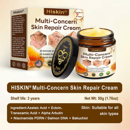 ✨🐝𝐇𝐈𝐒𝐊𝐈𝐍® 𝐌𝐮𝐥𝐭𝐢-𝐂𝐨𝐧𝐜𝐞𝐫𝐧 𝐒𝐤𝐢𝐧 𝐑𝐞𝐩𝐚𝐢𝐫 𝐂𝐫𝐞𝐚𝐦 (𝐎𝐧𝐞 𝐩𝐨𝐰𝐞𝐫𝐟𝐮𝐥 𝐜𝐫𝐞𝐚𝐦 𝐭𝐨 𝐫𝐞𝐩𝐚𝐢𝐫 𝐢𝐧𝐟𝐥𝐚𝐦𝐦𝐚𝐭𝐢𝐨𝐧, 𝐝𝐫𝐲𝐧𝐞𝐬𝐬, 𝐚𝐠𝐢𝐧𝐠, 𝐩𝐢𝐠𝐦𝐞𝐧𝐭𝐚𝐭𝐢𝐨𝐧, 𝐚𝐧𝐝 𝐯𝐢𝐬𝐢𝐛𝐥𝐞 𝐬𝐤𝐢𝐧 𝐝𝐚𝐦𝐚𝐠𝐞.)