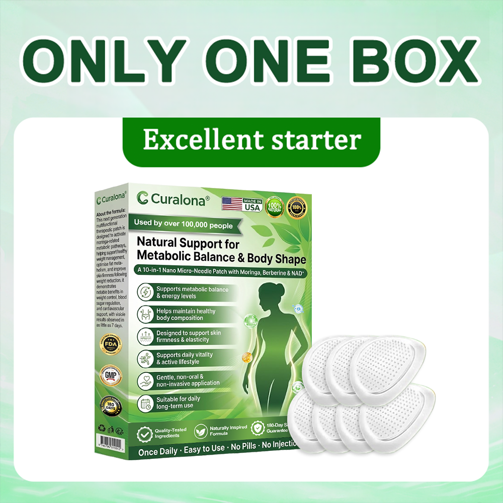 Official Bestselling Product | Curalona® Moringa · Berberine x NAD⁺ 10-in-1 Nano Micro-Needle Patch (Once Daily Use, Noticeable Results in 7 Days)