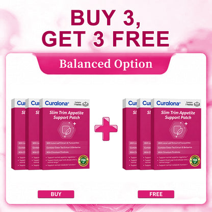 【10-in-1 Botanical Support 🌿】Curalona® Slim Trim Appetite Support Patch (💧 Just Once a Day · 7-Day Supply) ✅ Supports Appetite Regulation, Metabolic Wellness & Daily Energy